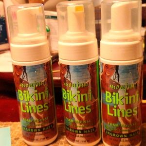 Moujan Bikini Lines Foam Mousse Specifically Formulated for Ingrown Hair 5 oz